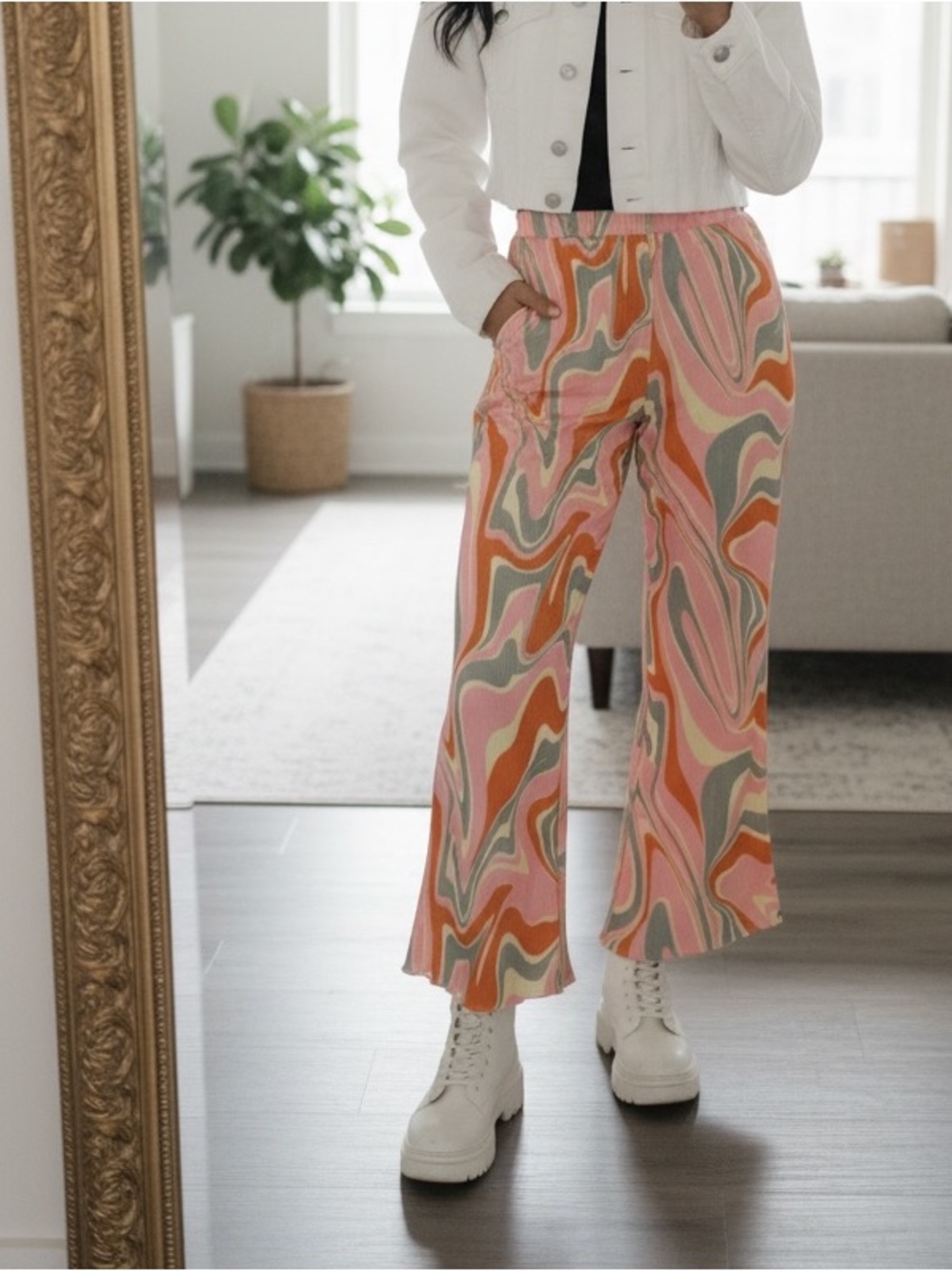 Retro Swirl Pants